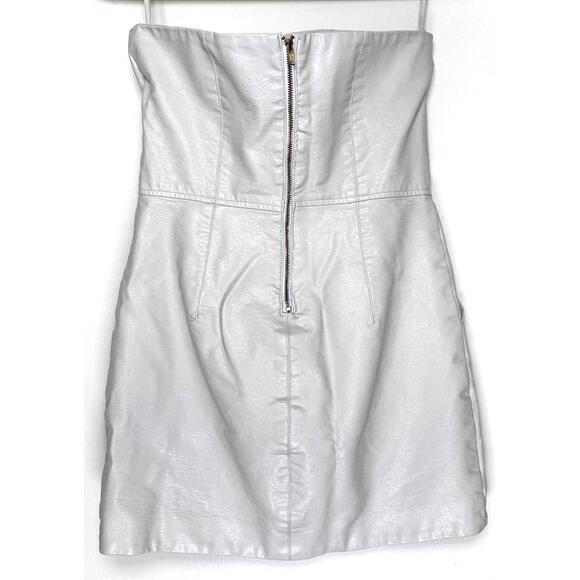 NONchalant Label - VeganLeather Strapless Mini Dress – Size S - Picture 5 of 6